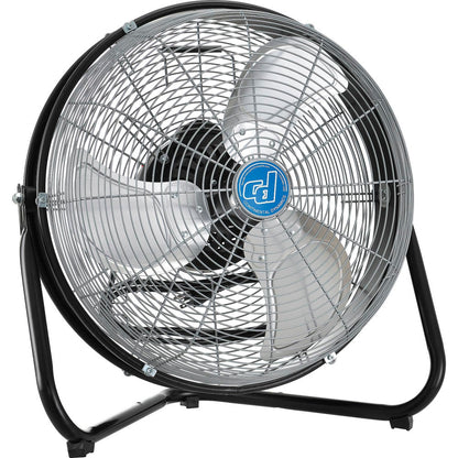 Global Industrial Continental Dynamics 18" Internal Orbital Floor Fan, 3,980 CFM, 1/40 HP, 1 Phase (WB292607)