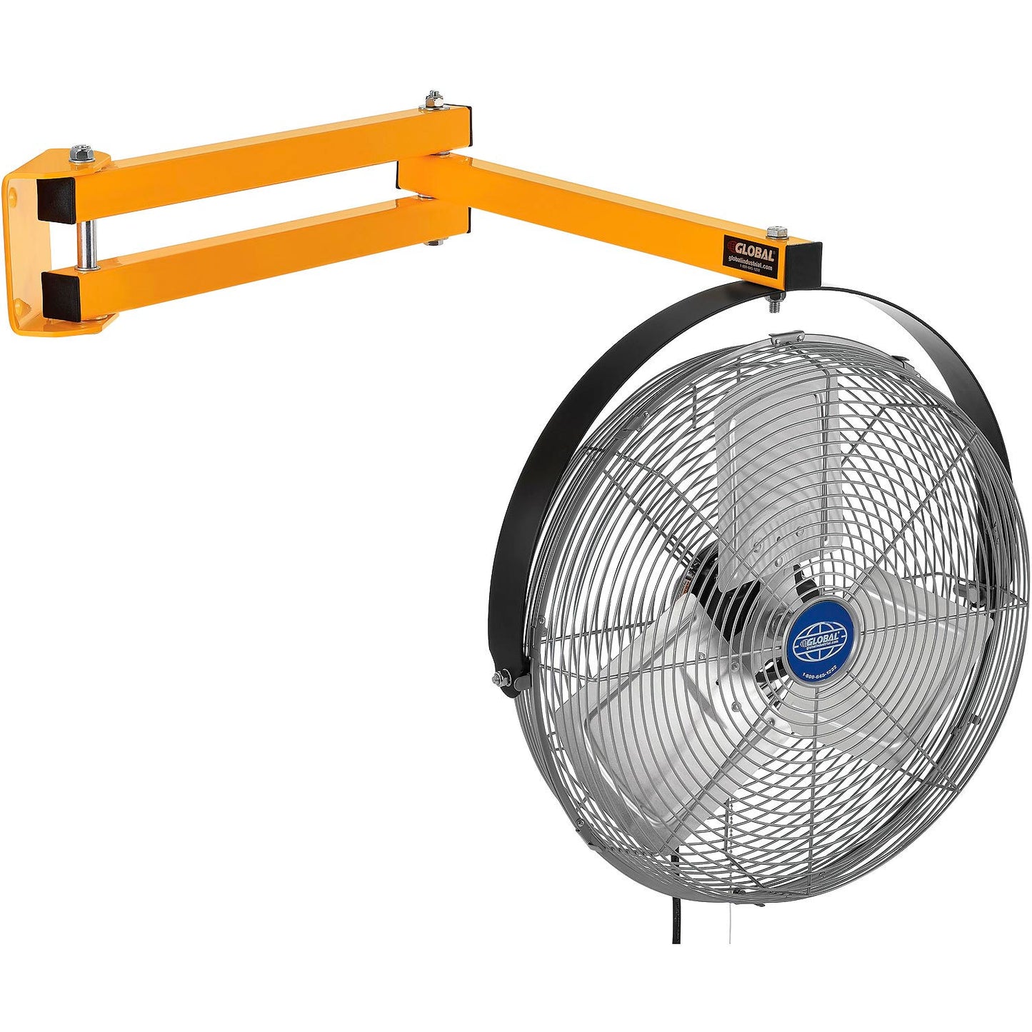 Global Industrial 18" Double Arm Loading Dock Fan, 3,000 CFM, 120V (WB292746)