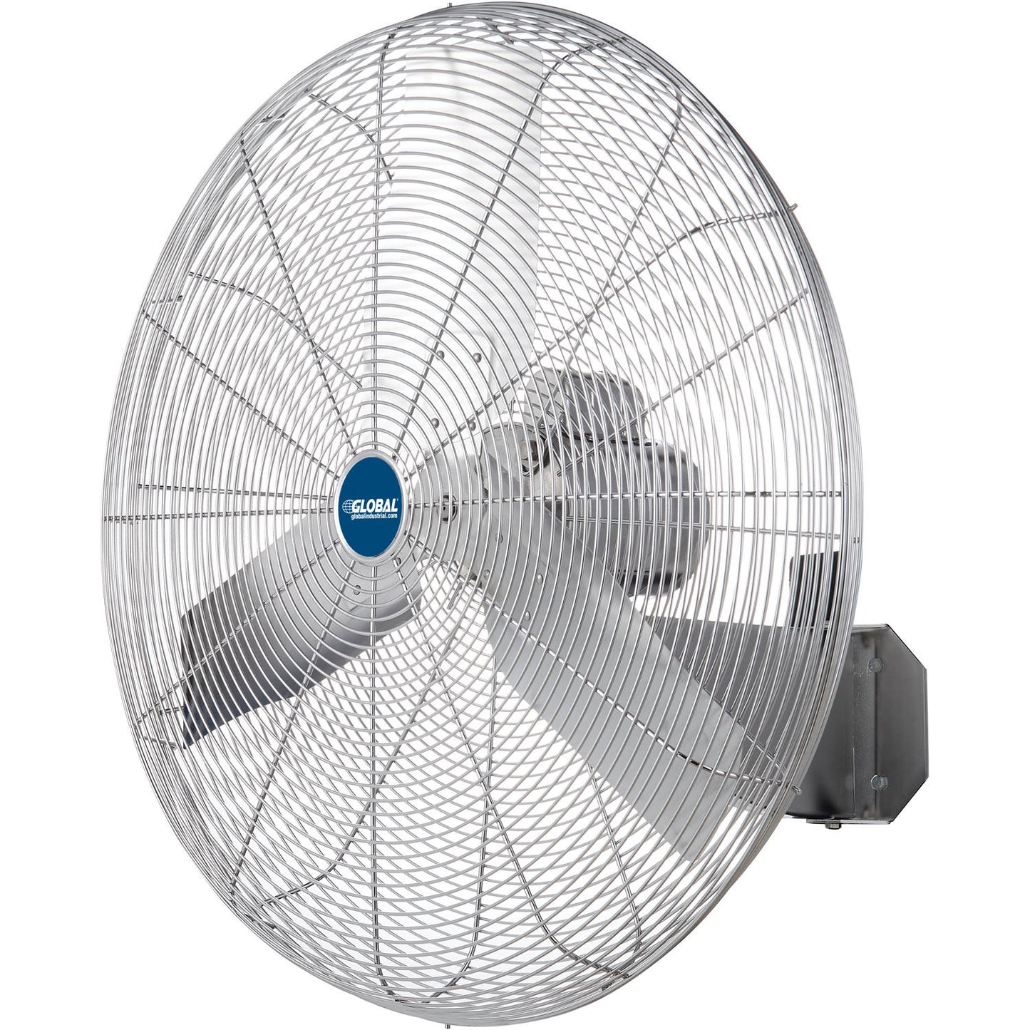Global Industrial 30" Washdown Wall Mount Fan, 1 Speed, 9600 CFM, 1/3 HP, Single Phase (WB293019)