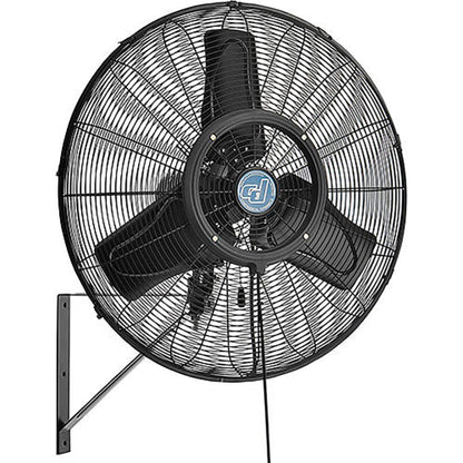 Global Industrial Continental Dynamics&reg; 24" Wall Mounted Misting Fan, Outdoor Rated, Oscillating, 7435 CFM, 1/7 HP (WB293073)