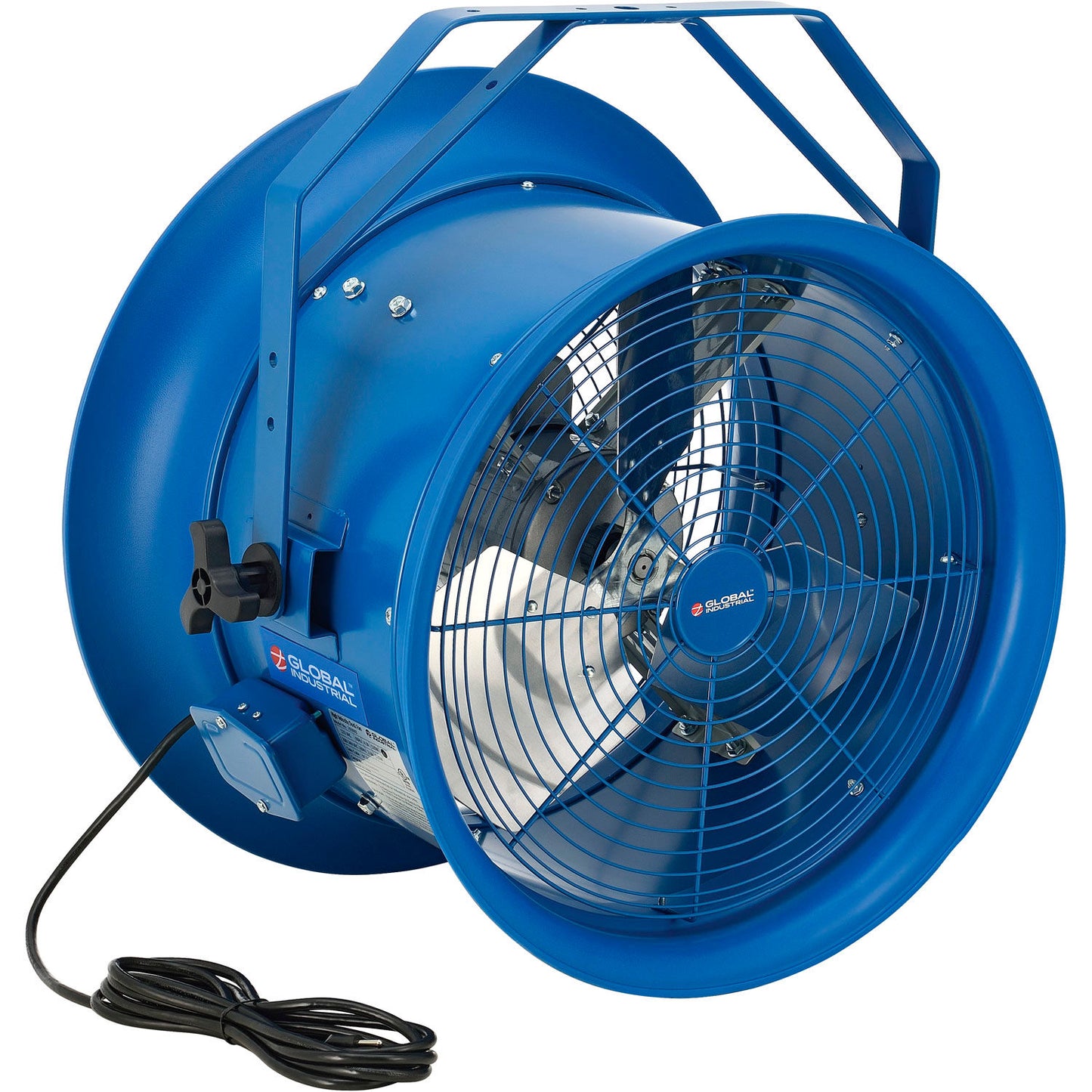 Global Industrial 18" High Velocity Drum Fan w/ Yoke Mount, 7,700 CFM, 1/2 HP (WB293093)