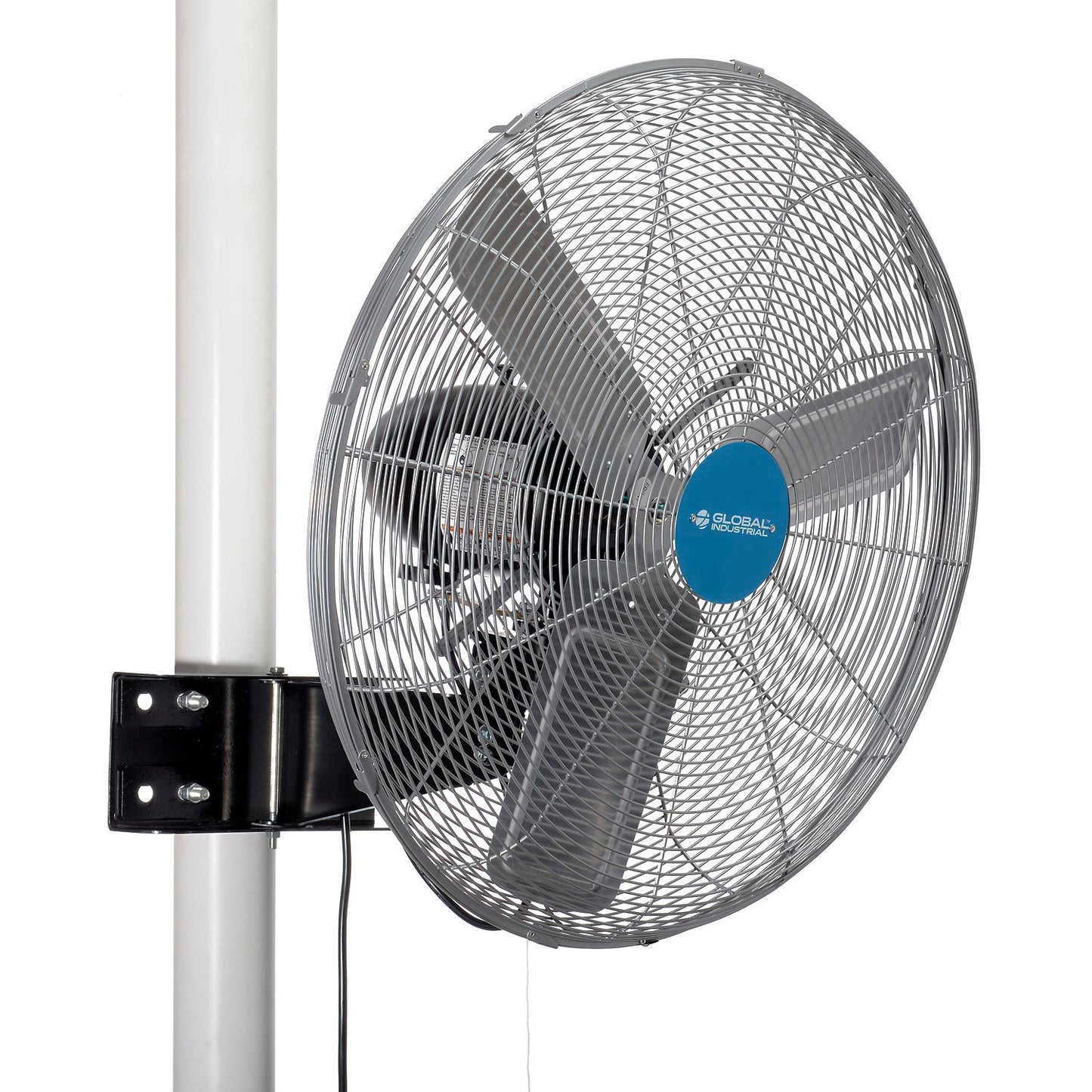 Global Industrial 24" Deluxe Oscillating Fan, Pole or Column Mount, 8,650 CFM, 1/2 HP (WB293157)