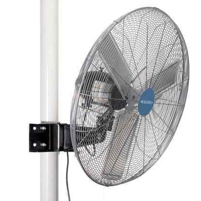 Global Industrial 30" Deluxe Oscillating Fan, Pole or Column Mount, 10,000 CFM, 1/2 HP (WB293158)