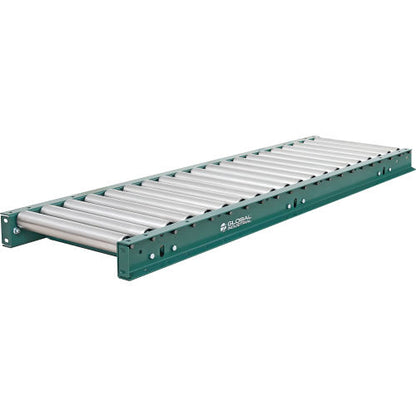 Global Industrial 24"W Heavy Duty Gravity Roller Conveyor, 5'L, 3" Roller Centers (WB293196)