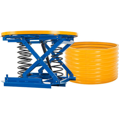 Global Industrial Spring-Actuated Pallet Carousel Skid Positioner with Bellows Package (WB293240)