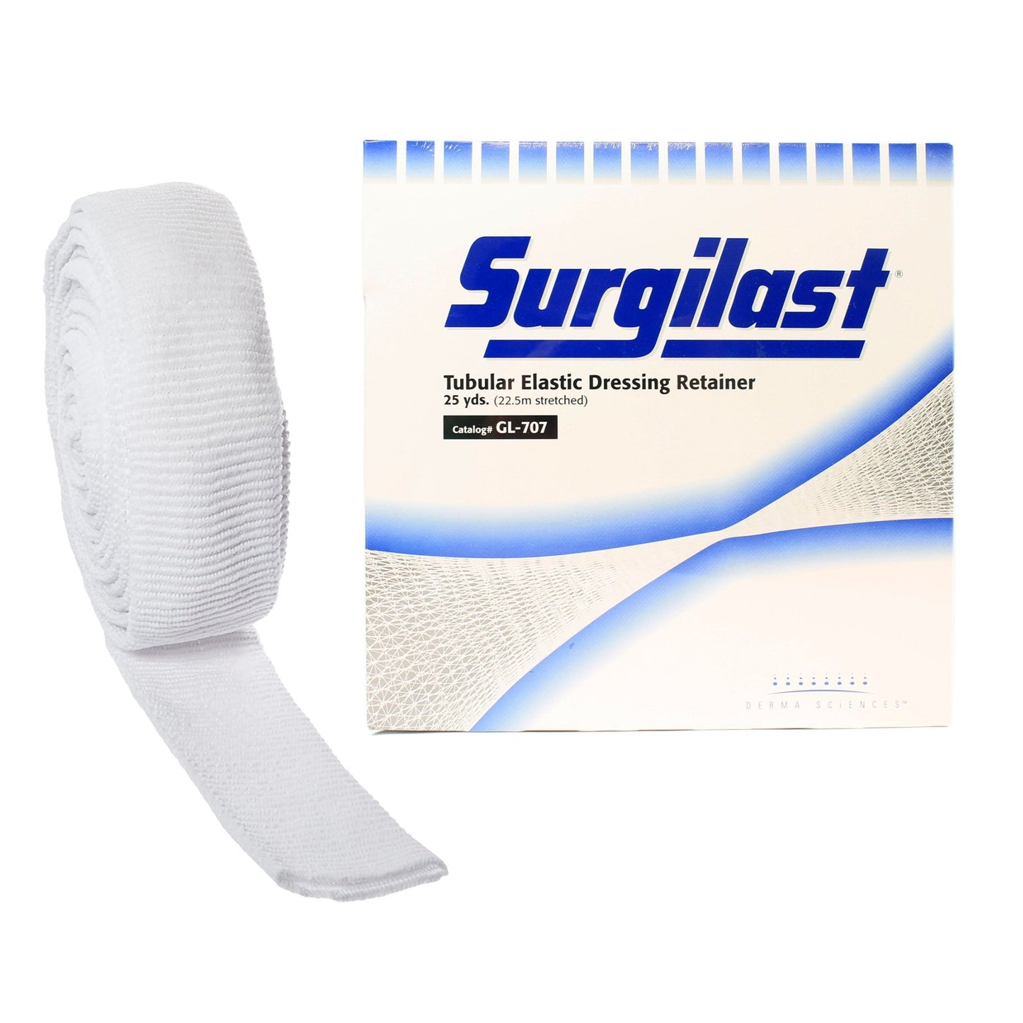 Surgilast® Elastic Net Retainer Dressing Tubular Elastic 25 Yard Size 6 White Medium Head / Shoulder / Thigh NonSterile (450917_BX)