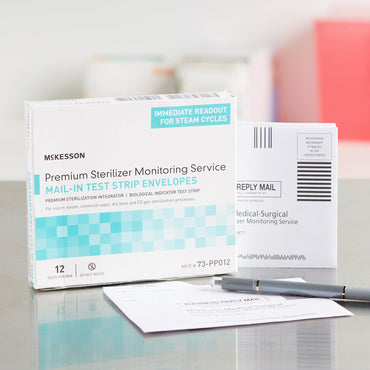 McKesson Sterilizer Monitoring Mail-In Service Steam / EO Gas / Dry Heat / Chemical Vapor (524532_BX)