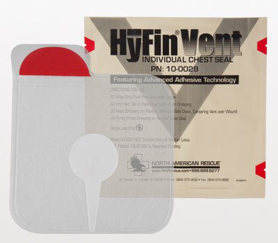 HyFin® Individual Chest Wound Seal 6 X 6 Inch 1 per Pack NonSterile (835140_EA)