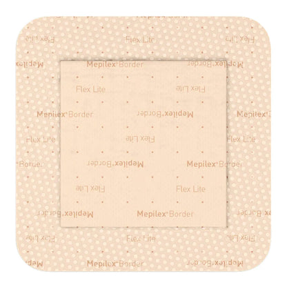 Mepilex® Border Flex Lite Thin Foam Dressing 6 X 6 Inch With Border Film Backing Silicone Adhesive Square Sterile (1195998_CS)