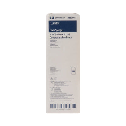 Curity™ Cellulose Filled Nonwoven Sponge 4 X 4 Inch 4-Ply NonSterile 100 per Pack (9957_CS)
