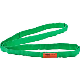 Global Industrial Polyester Round Sling, Endless, 4 Ft. x 1.25 In, 5300/4200/10600 Lbs Cap (WB298492)
