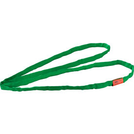 Global Industrial Polyester Round Sling, Endless, 8 ft. x 1.25 in,5300/4200/10,600 Lbs Cap (WB298494)