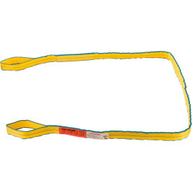 Global Industrial Poly Web Sling, HD, Eye&Eye w/Durable Edge, 10Ft L-6400/5000/12800 Lbs Cap (WB298508)