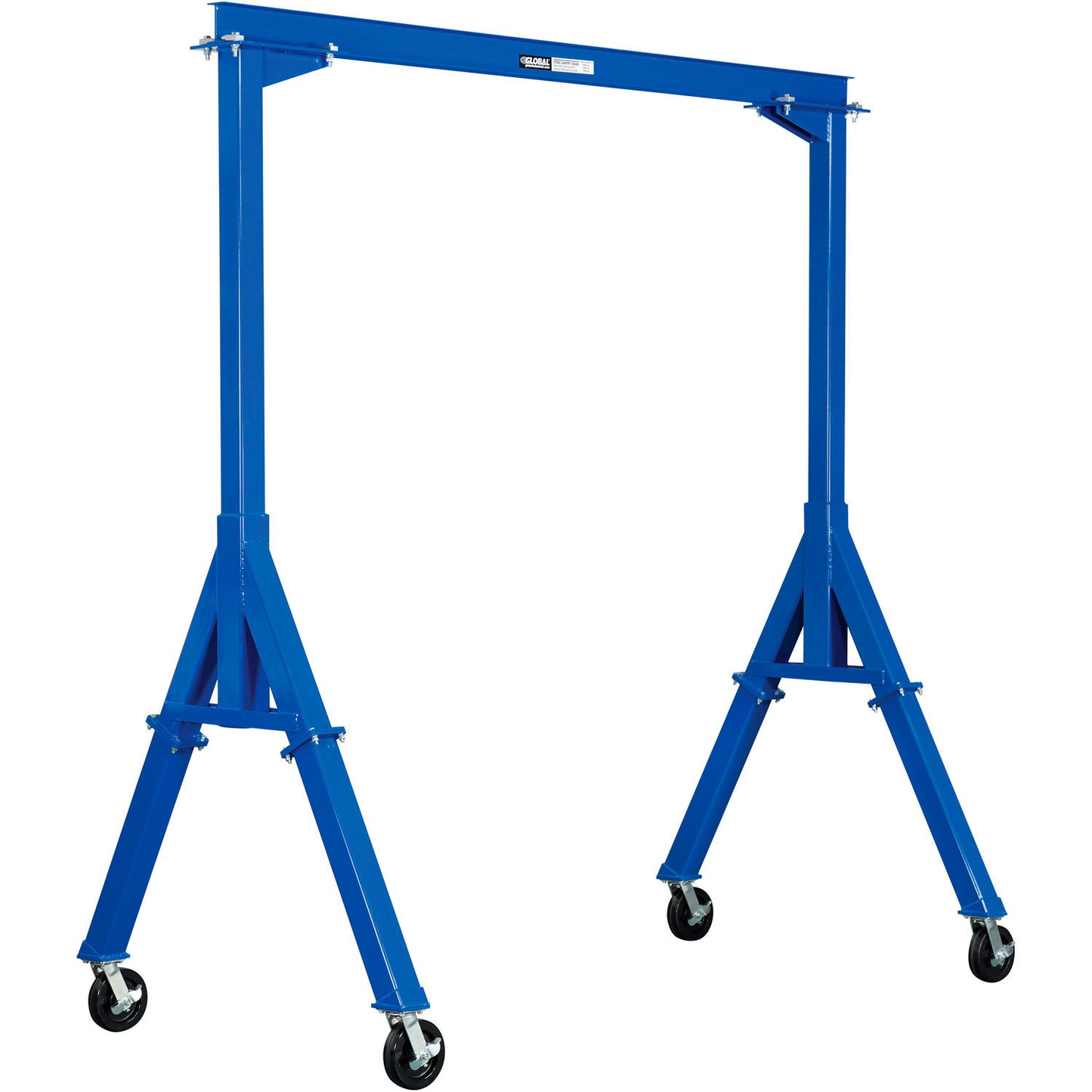 Global Industrial Fixed Height Steel Gantry Crane, 10'W x 10'H, 2000 Lb. Capacity (WB298603)