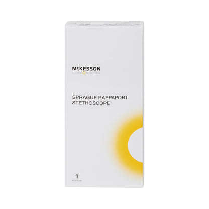 McKesson Sprague Stethoscope Orange 2-Tube 22 Inch Tube Double Sided Chestpiece (1089448_EA)
