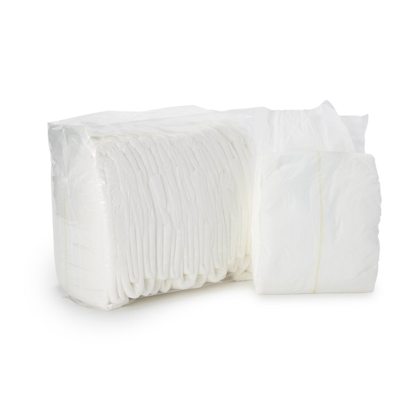 Wings™ Plus Unisex Adult Incontinence Brief Medium Disposable Heavy Absorbency (365229_EA)