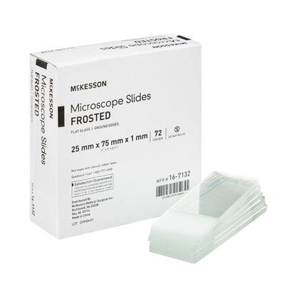 McKesson Microscope Slide 1 X 3 Inch X 1 mm Frosted End (464498_BX)