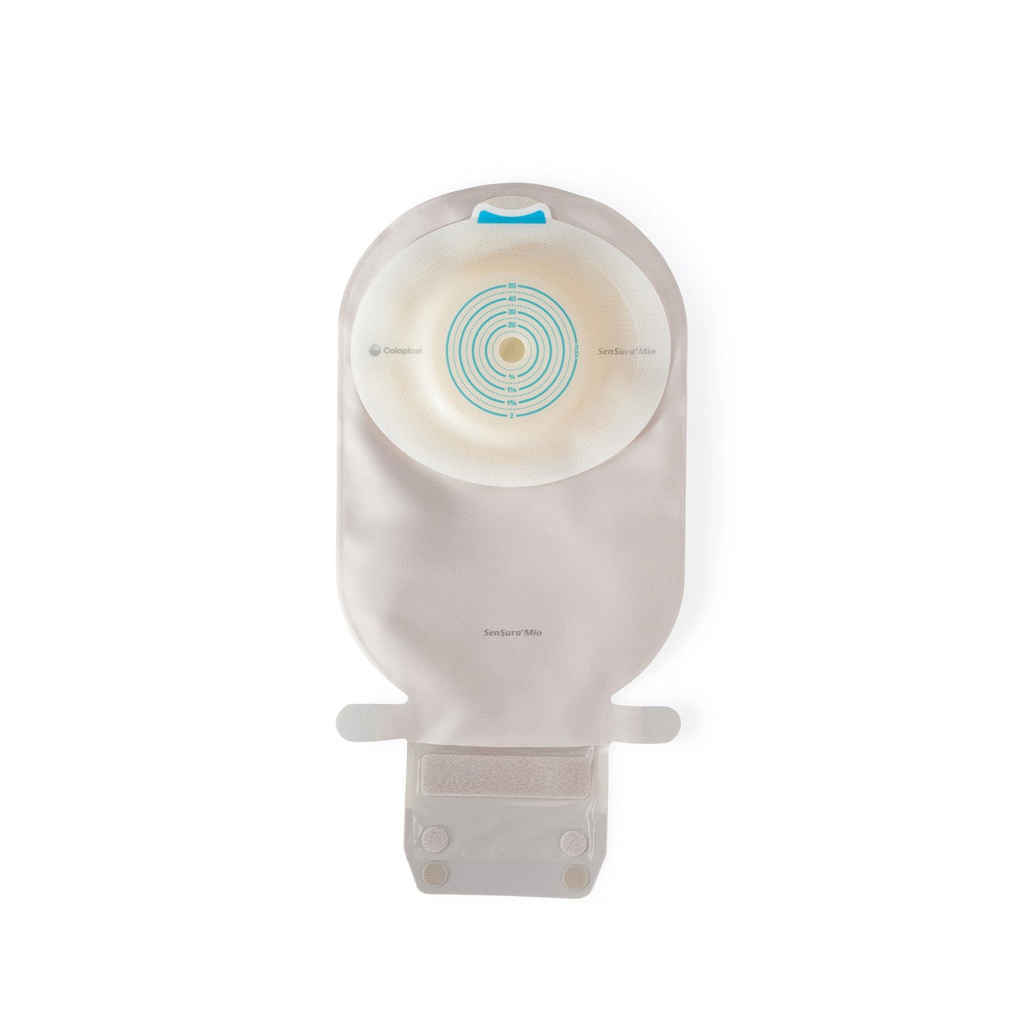 SenSura® Mio Convex Ostomy Pouch One-Piece System 11 Inch Length, Maxi Convex Light, Pre-Cut 13/16 Inch Stoma Drainable (1006181_BX)