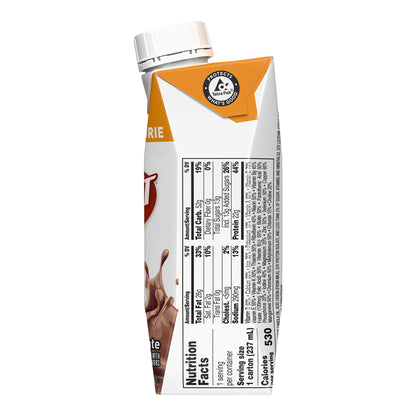 Boost® Very High Calorie Oral Supplement Chocolate Flavor Liquid 8 oz. Reclosable Carton (1212300_CS)