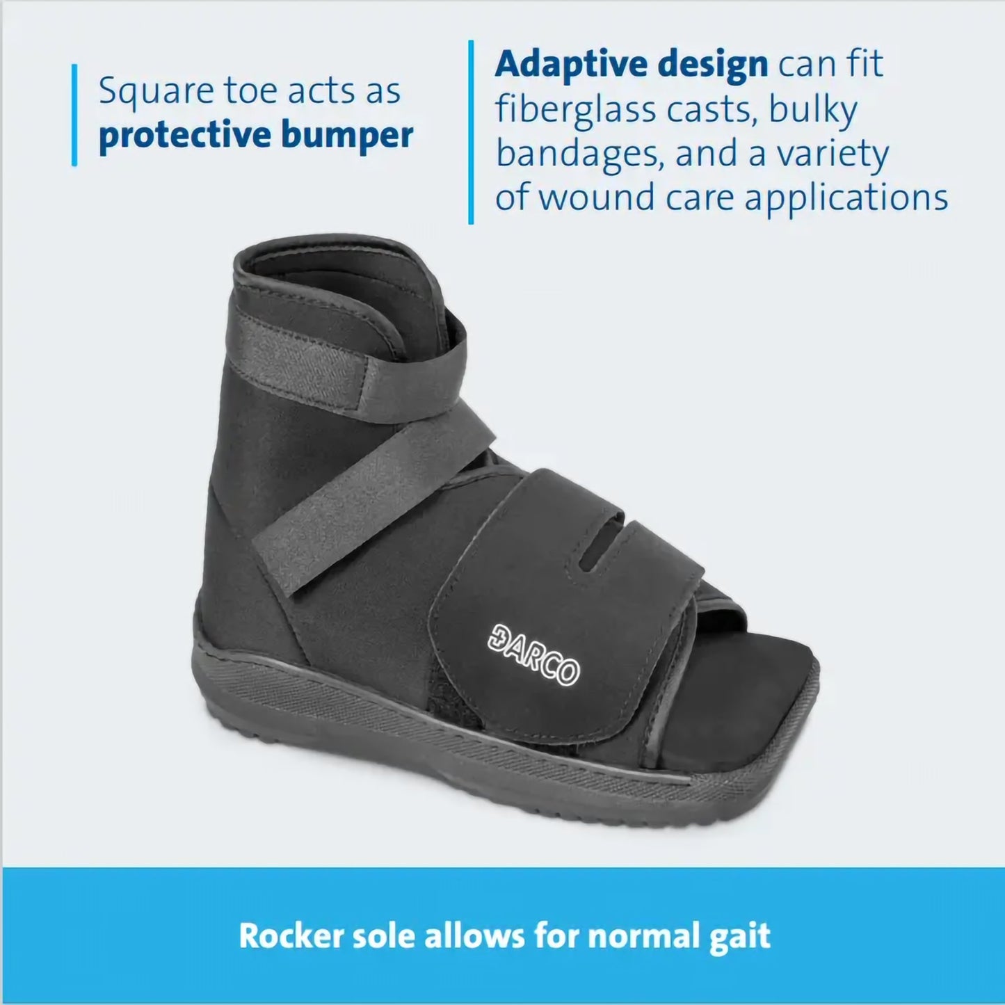 SlimLine™ Cast Boot Large Unisex Black (541620_EA)