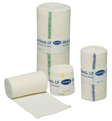 Shur-Band® LF Elastic Bandage 4 Inch X 5 Yard Single Hook and Loop Closure Natural Sterile Standard Compression (440617_EA)