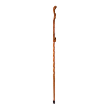Brazos™ Twisted Fitness Walker Walking Stick Wood 58 Inch Height Red (1229042_EA)