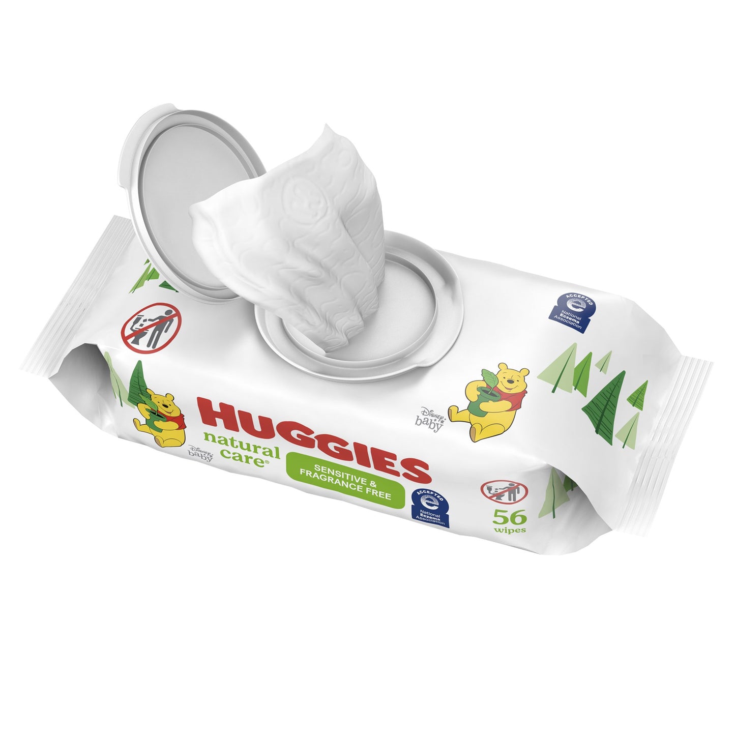 Huggies® Natural Care® Baby Wipe Soft Pack Unscented 56 Count (802117_PK)
