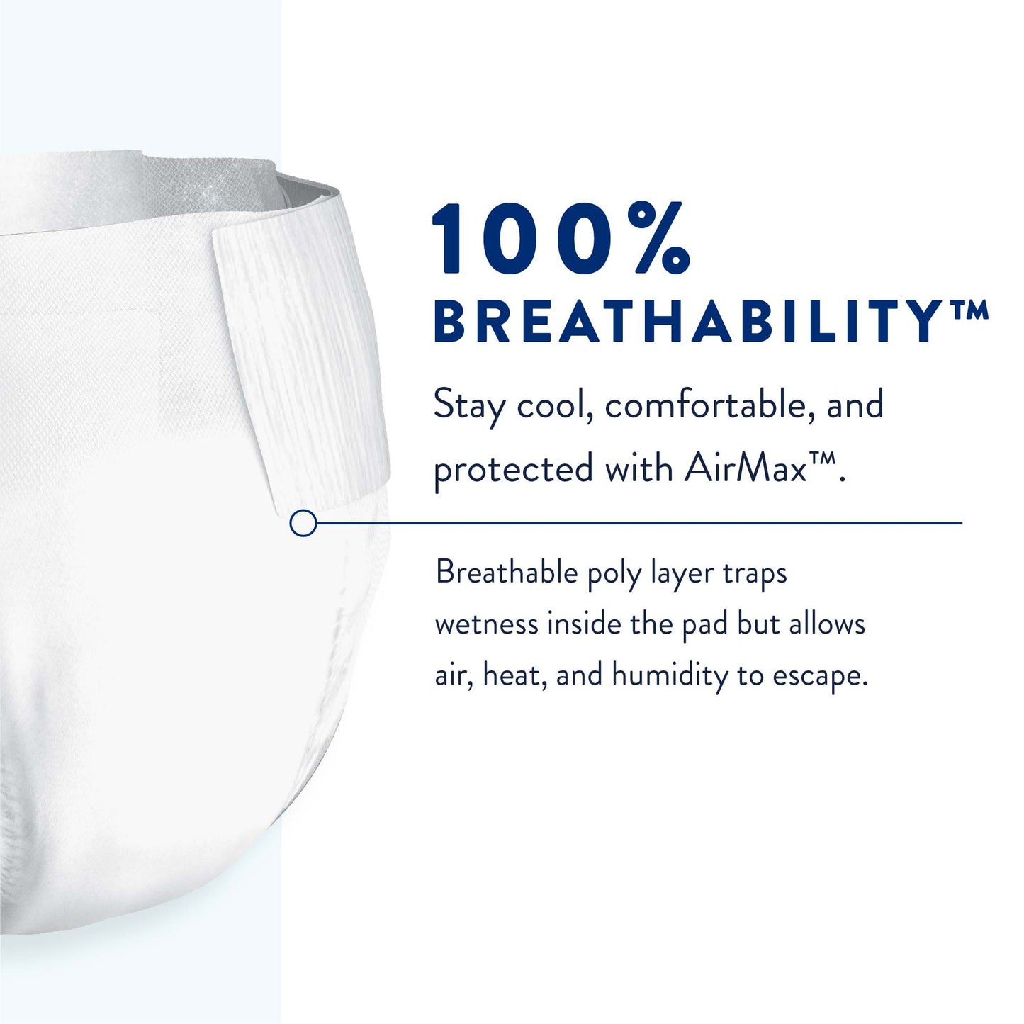 Prevail Air™ Overnight Unisex Adult Incontinence Brief Size 3 / X-Large Disposable Heavy Absorbency (1126352_BG)