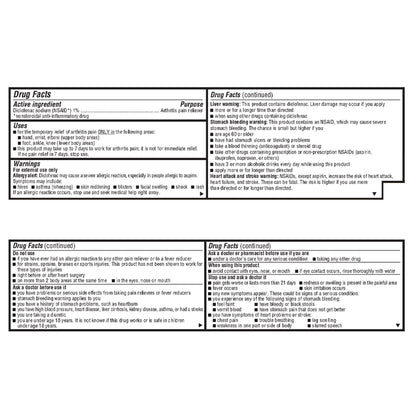 Geri-Care® Topical Pain Relief 1% Strength Diclofenac Sodium Topical Gel 100 Gram (1239065_EA)