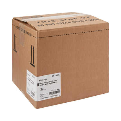McKesson Multi-Enzymatic Instrument Detergent Liquid 1 gal. Jug Fresh Mint Scent (484478_CS)