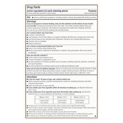 Foster & Thrive™ Stop Smoking Aid 2 mg Strength Gum (1238951_PK)