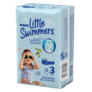 Huggies® Little Swimmers® Unisex Baby Swim Diaper Size 3 Disposable Heavy Absorbency (812720_PK)