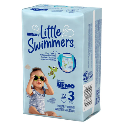 Huggies® Little Swimmers® Unisex Baby Swim Diaper Size 3 Disposable Heavy Absorbency (812720_PK)