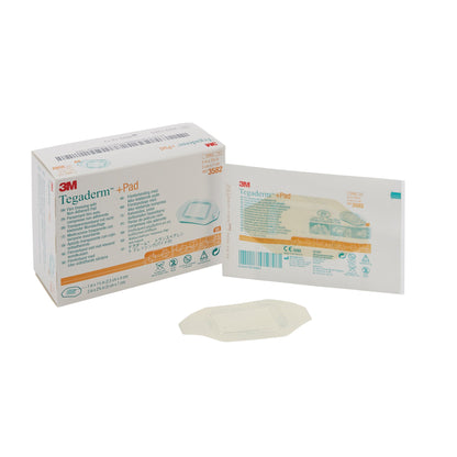 3M™ Tegaderm™ Transparent Film Dressing with Pad 2 X 2-3/4 Inch Frame Style Delivery Rectangle Sterile (311916_BX)