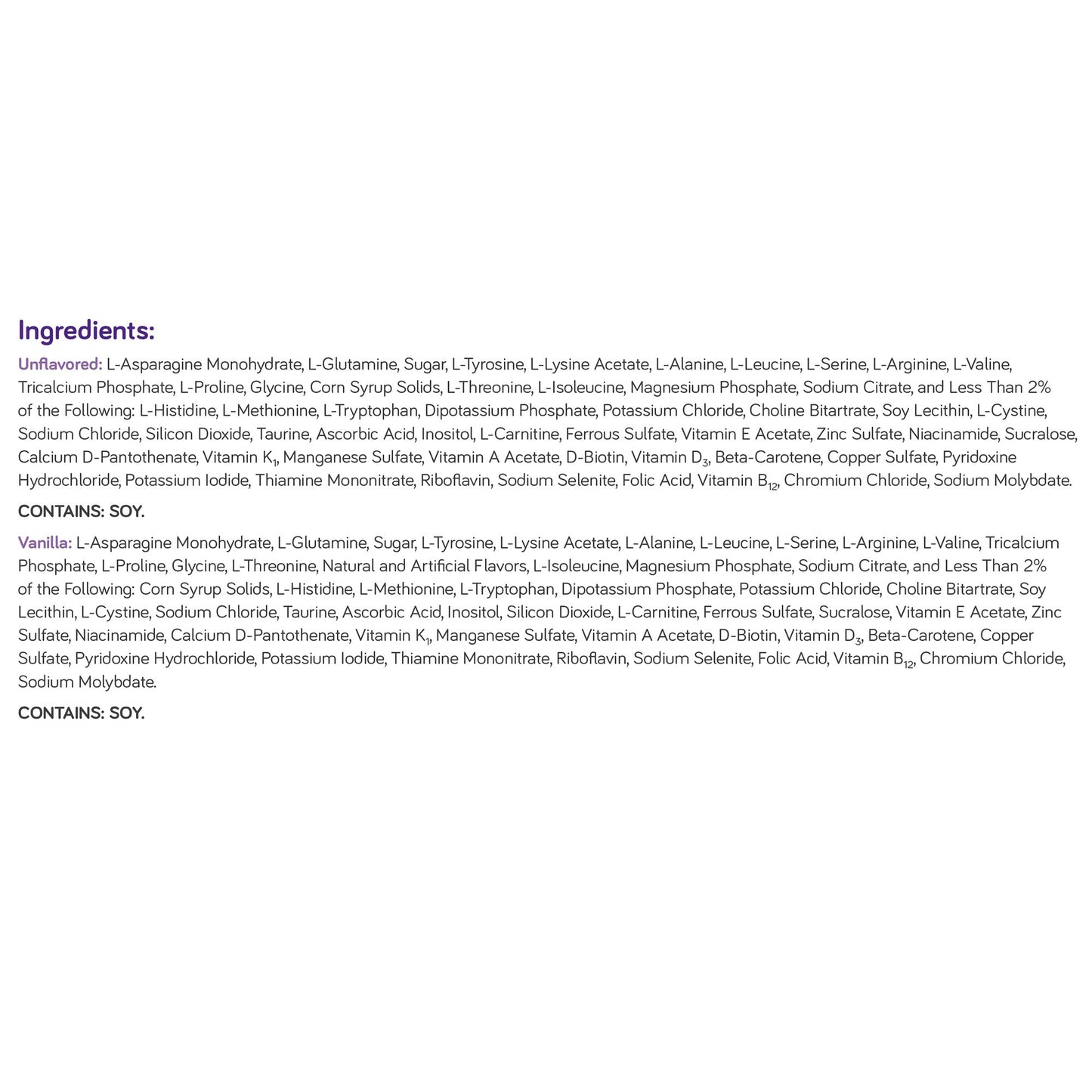 PhenylAde®60 Oral Supplement Unflavored Powder 16 oz. / 454 Gram Canister (1262876_CS)