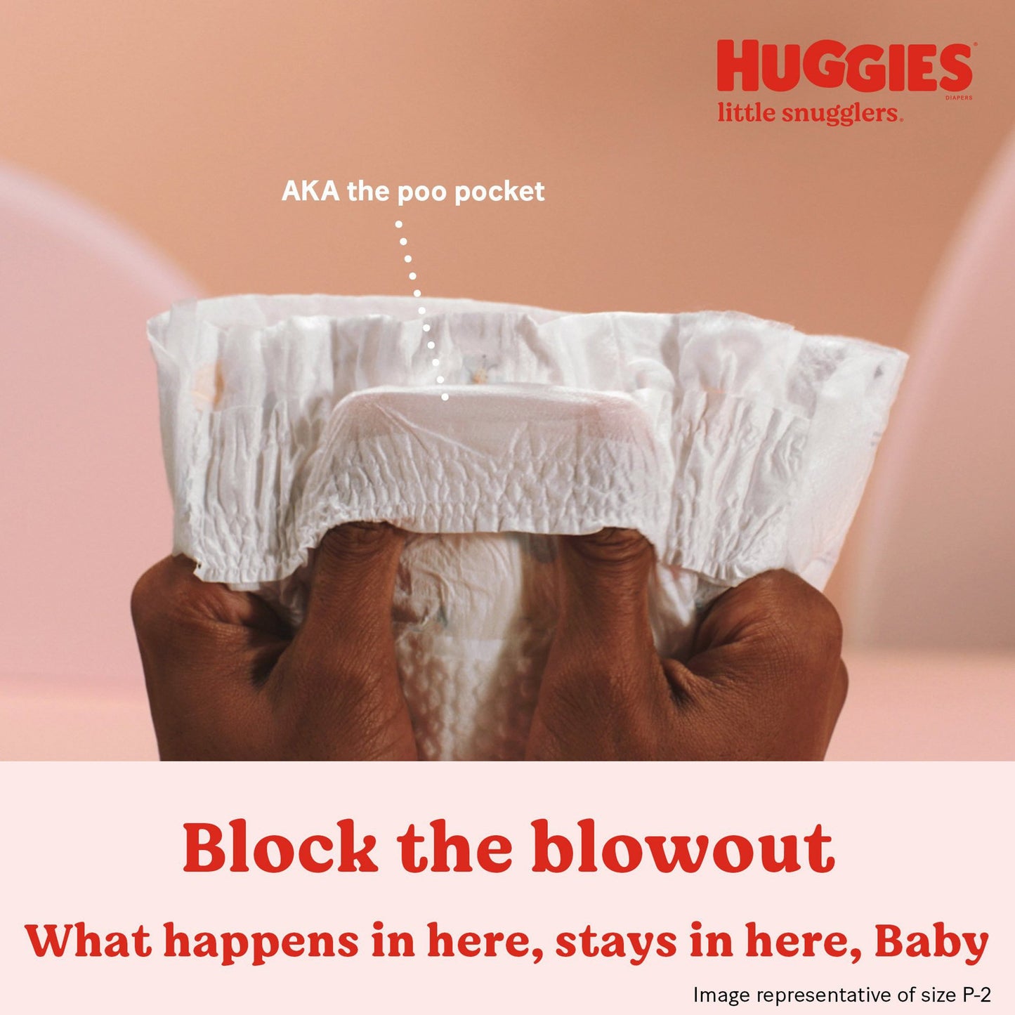 Huggies® Little Snugglers Unisex Baby Diaper Preemie Disposable Heavy Absorbency (321308_CS)