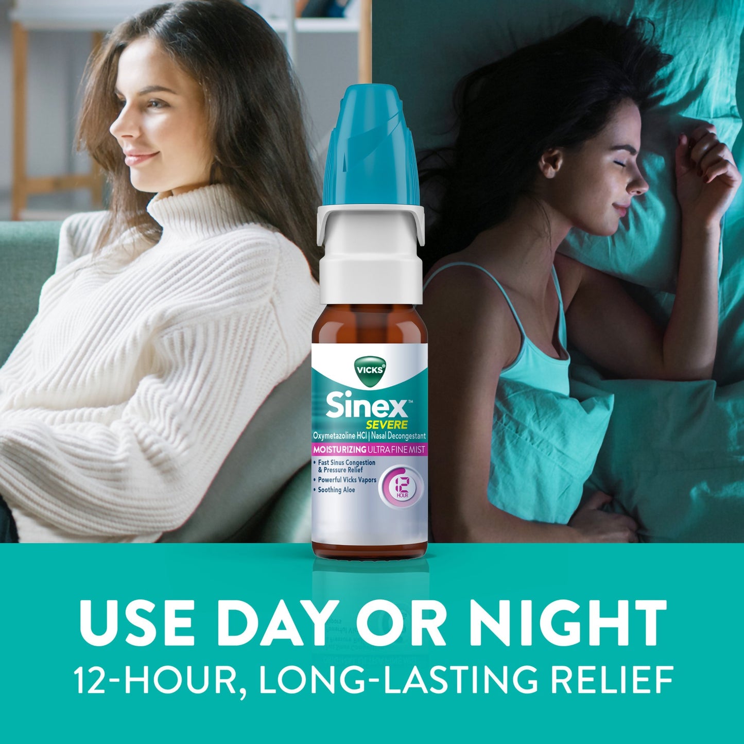 Vicks® Sinex™ Severe Ultra Fine Nasal Decongestant 0.05% Nasal Spray 0.5 oz. (1229267_EA)