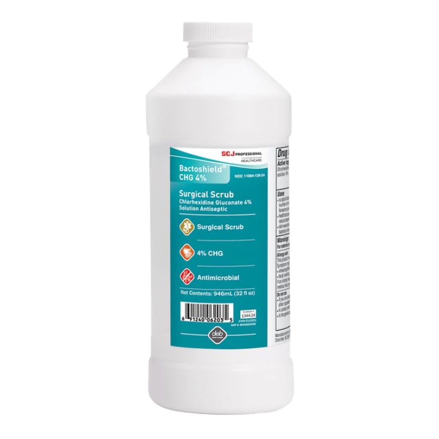 Bactoshield® Surgical Scrub Solution 32 oz. Bottle 4% Strength CHG (Chlorhexidine Gluconate) NonSterile (415473_EA)