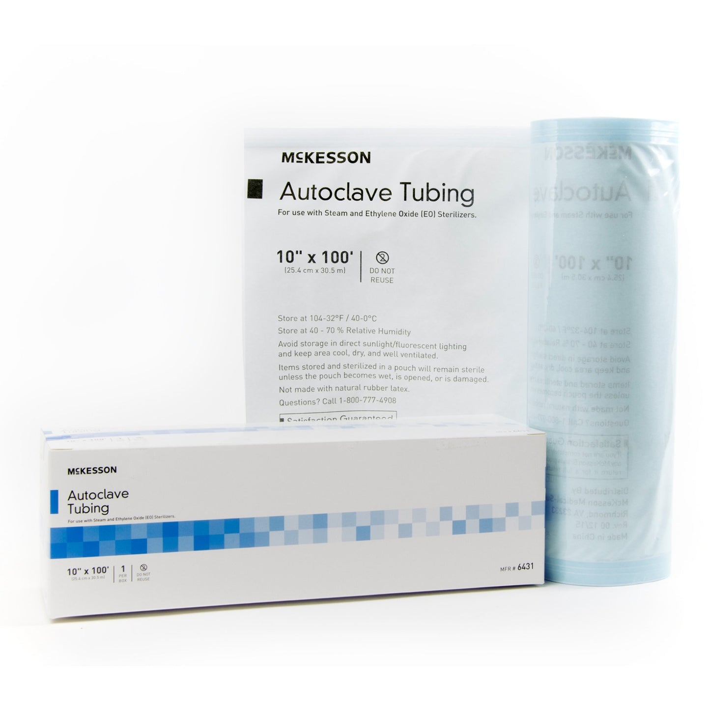 McKesson Sterilization Tubing 10 Inch X 100 Foot (869610_CS)