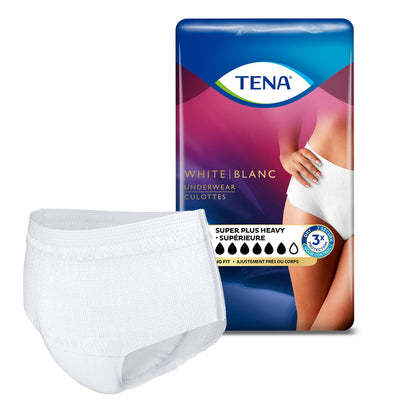 TENA® Women™ Super Plus Female Adult Absorbent Underwear Pull On with Tear Away Seams X-Large Disposable Heavy Absorbency (738745_CS)