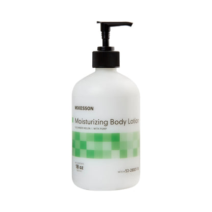 McKesson Hand and Body Moisturizer 18 oz. Pump Bottle Cucumber Melon Scent Lotion (877027_EA)