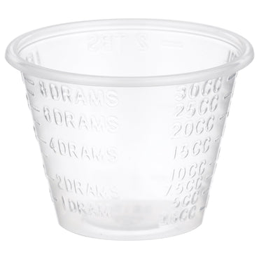 McKesson Medicine Cup 1 oz. Clear Plastic Disposable NonSterile (188670_SL)