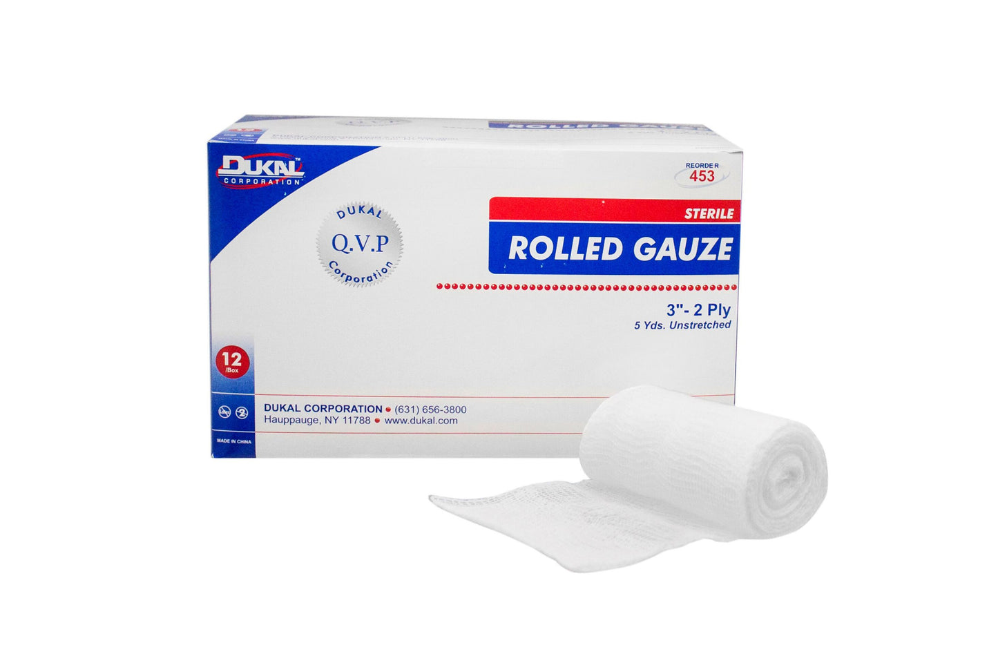 Dukal™ Conforming Bandage 3 Inch X 5 Yard 2-Ply Sterile 1 per Pack (519206_BG)