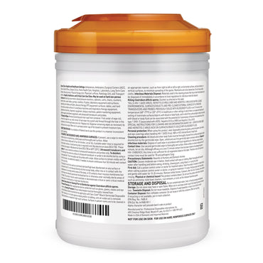 Sani-Cloth® Bleach Surface Disinfectant Cleaner Premoistened Germicidal Manual Pull Wipe 75 Count Canister Chlorine Scent NonSterile (786308_CS)