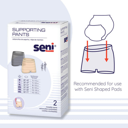 Seni® Knit Pant Unisex Polyester / Elastane X-Large Pull On Reusable (1260509_PK)