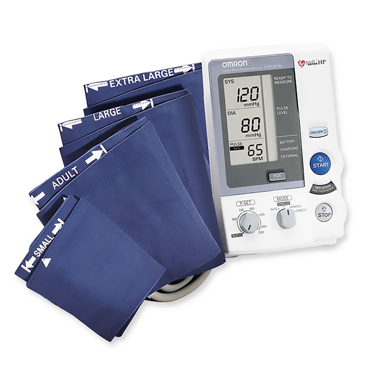 IntelliSense® Digital Blood Pressure Monitor Multiple Sizes Nylon Cuff Various Desk Model (485336_EA)