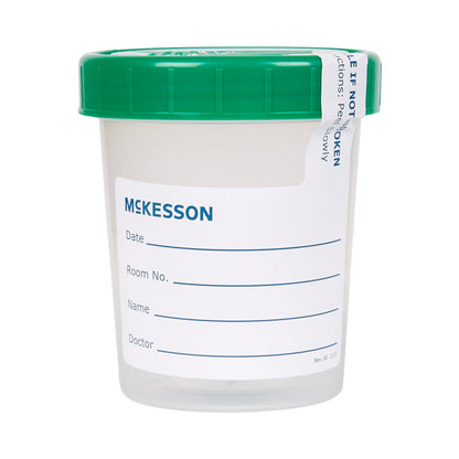 McKesson Specimen Container 120 mL (4 oz.) Screw Cap Sterile (491102_CS)