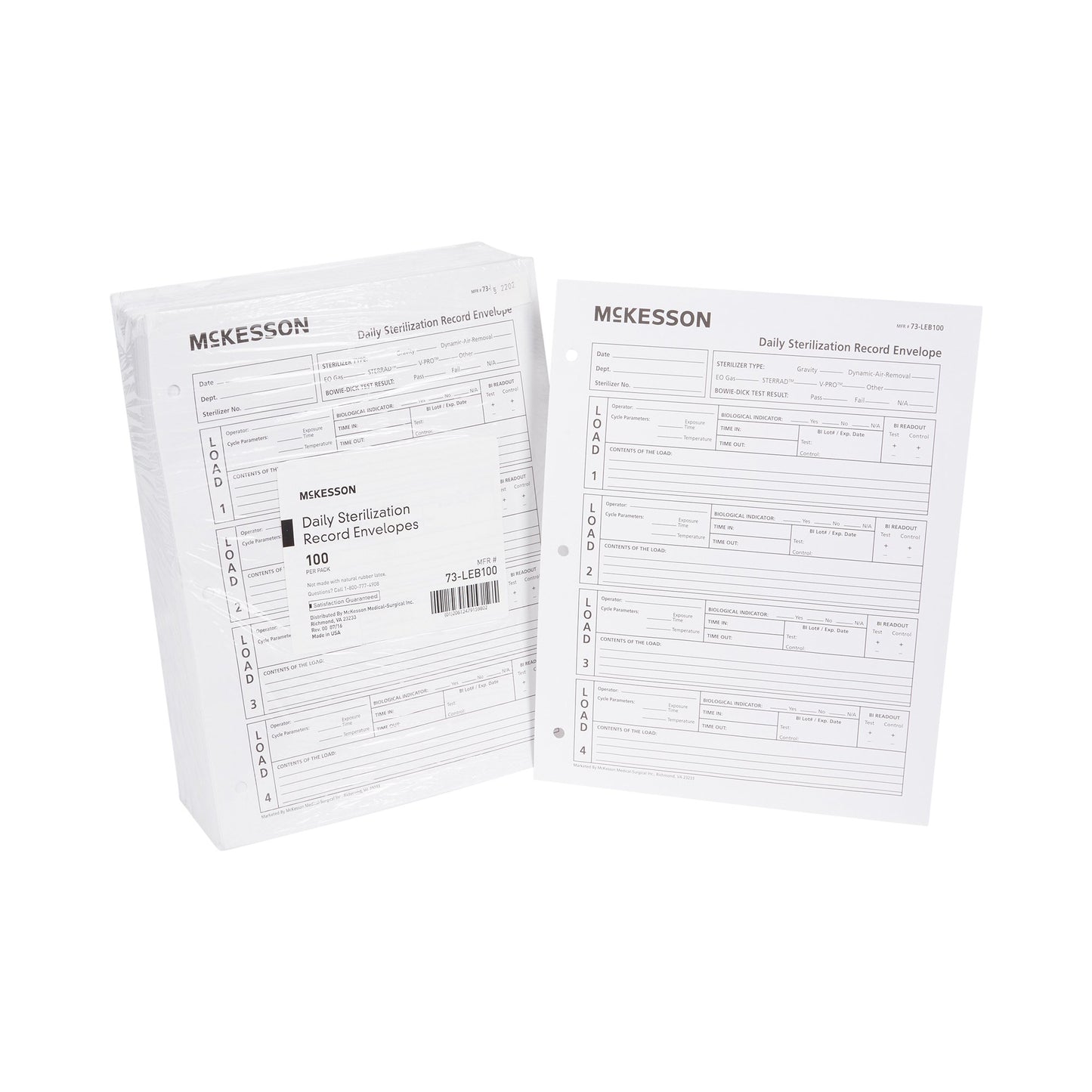McKesson Sterilization Record Envelope McKesson (524898_PK)