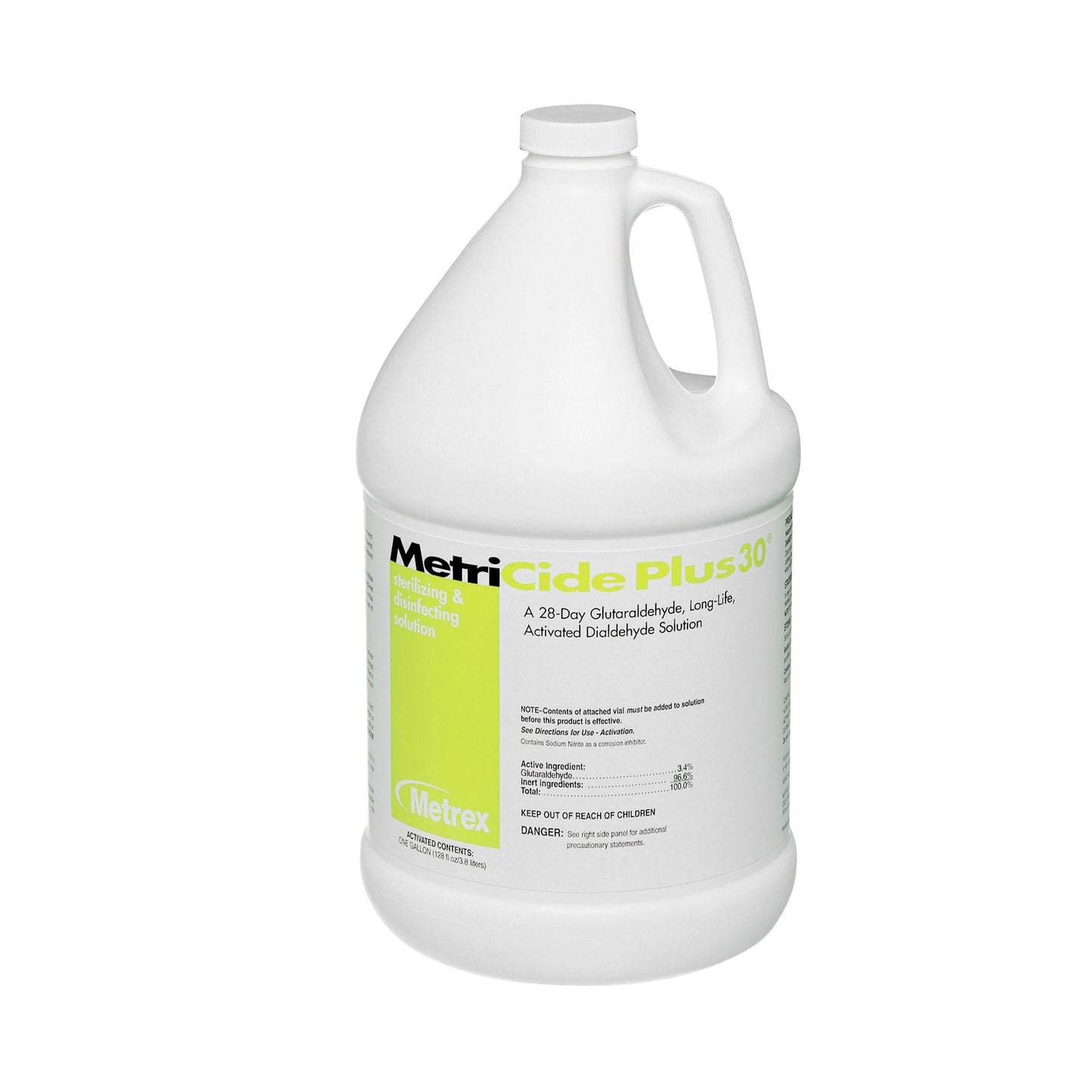 MetriCide Plus 30® Glutaraldehyde High-Level Disinfectant Activation Required Liquid 1 gal. Jug Reusable (188001_GL)