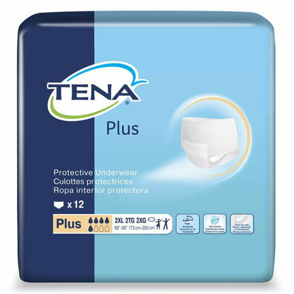 TENA ProSkin™ Plus Unisex Adult Absorbent Underwear Pull On with Tear Away Seams 2X-Large Disposable Moderate Absorbency (1131159_BG)